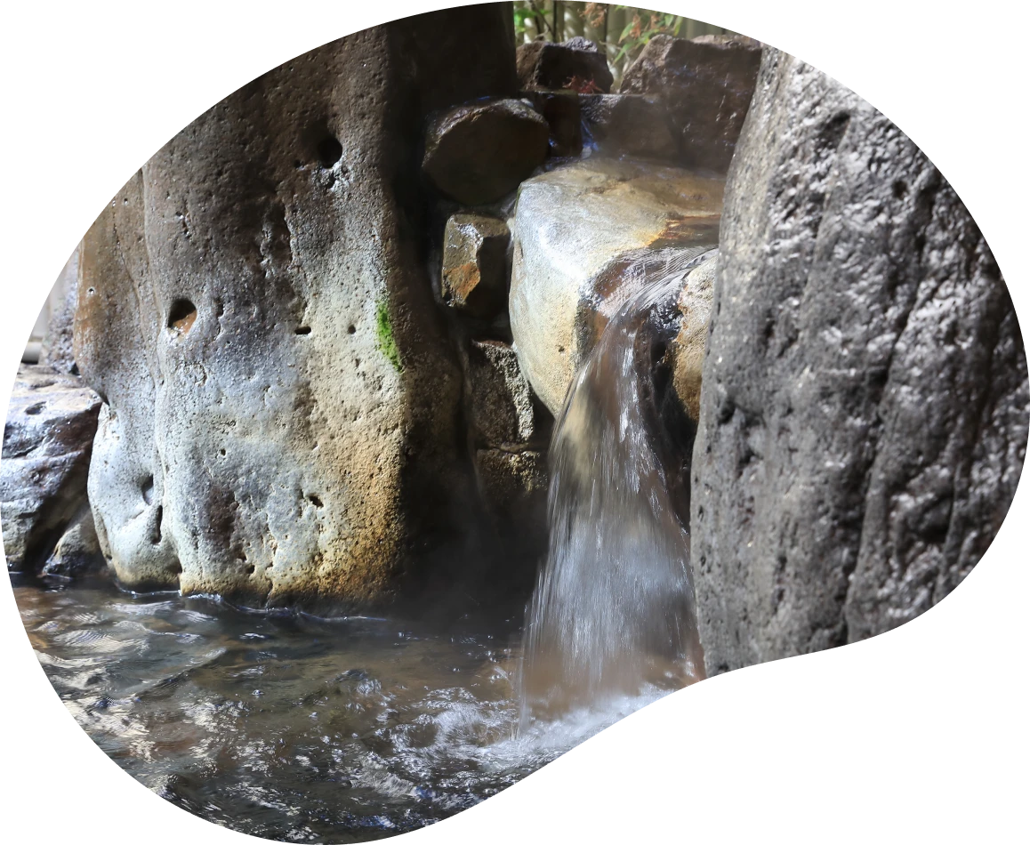 露天風呂の写真