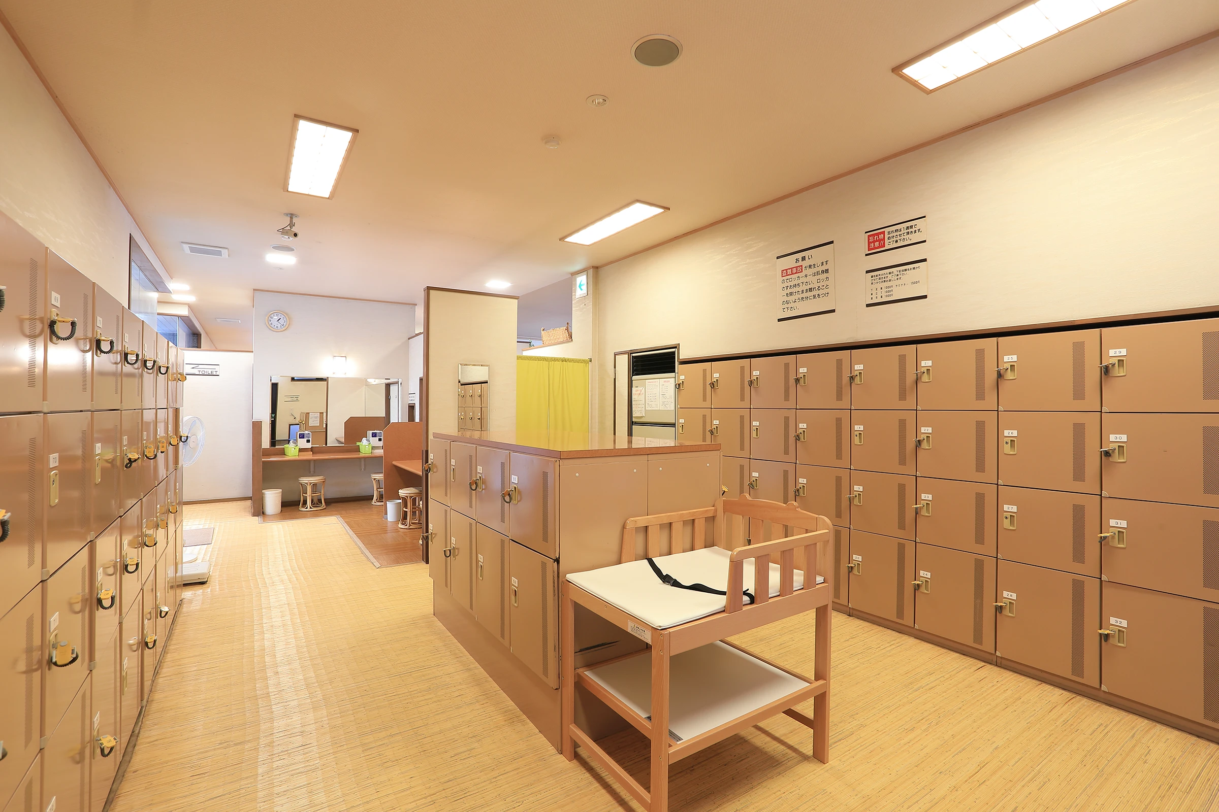 脱衣室・ロッカーの写真