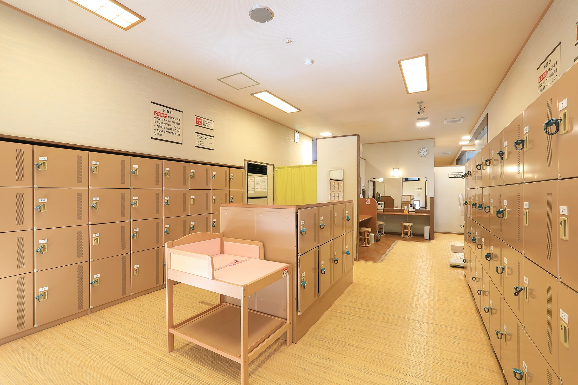 脱衣室・ロッカーの写真