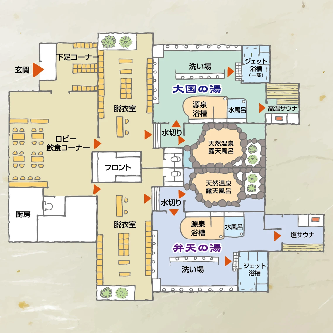 館内フロアマップ