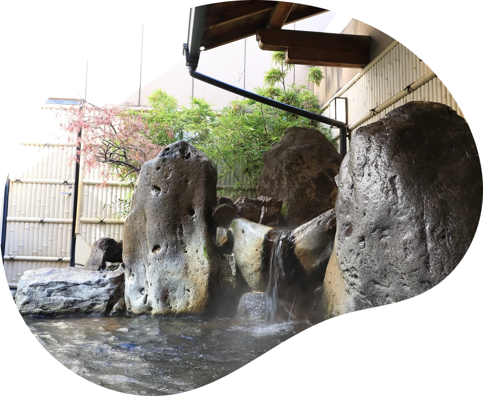 露天風呂の写真